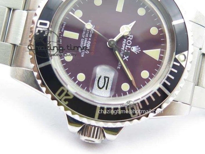 A2836 Best Red (Superlumed Submariner Edition Vintage hands) 200m=660ft 1680 and dial 0509